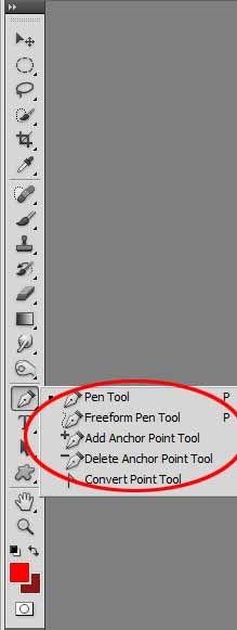 خانواده ی ابزار Pen